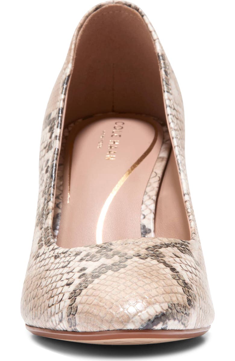 Cole Haan Nella Snakeskin Embossed Pump, Alternate, color, Mojave Snake Print Leather