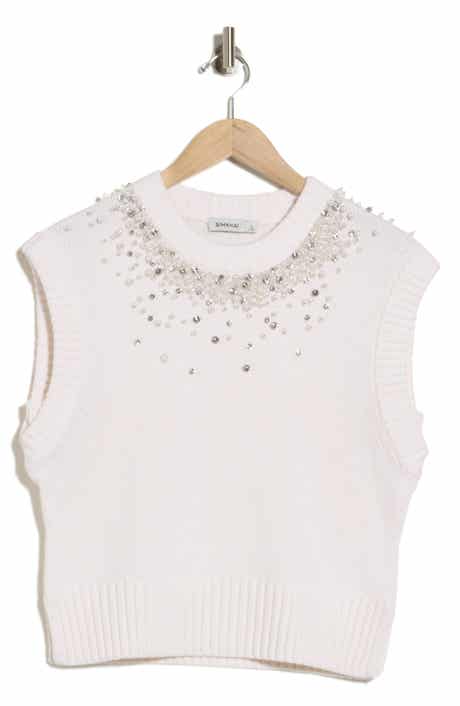 Candra Embellished Sweater Vest