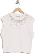 Simkhai Candra Embellished Sweater Vest