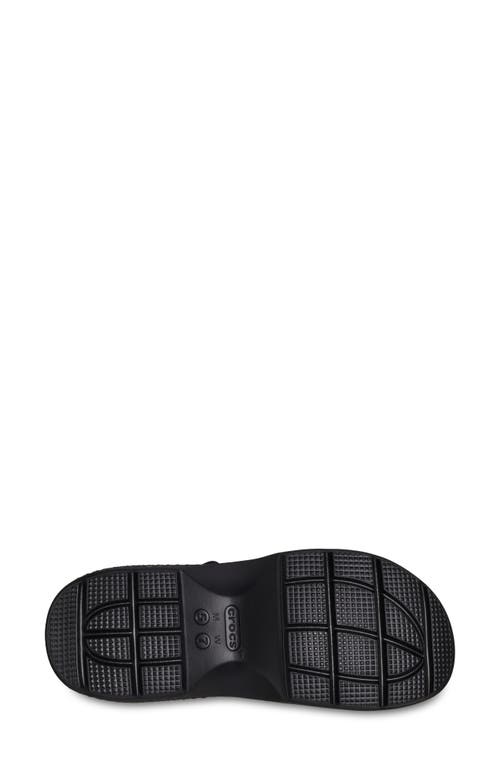 Crocs Stomp Rosette Mary Jane In Black