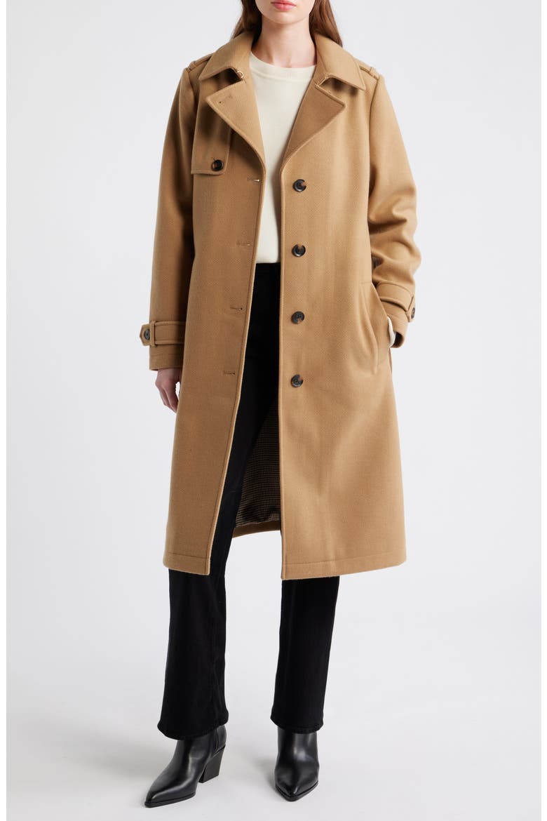 Belted Trench Coat, Alternate, color, CAMEL