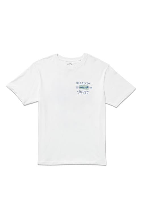 Billabong Tidal Research A/div Short Sleeve Graphic T-shirt In White