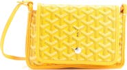 Pre-Owned Goyard Plumet Clutch Wallet Coated Canvas