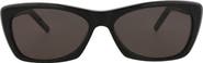 Saint Laurent 58mm Rectangular Sunglasses