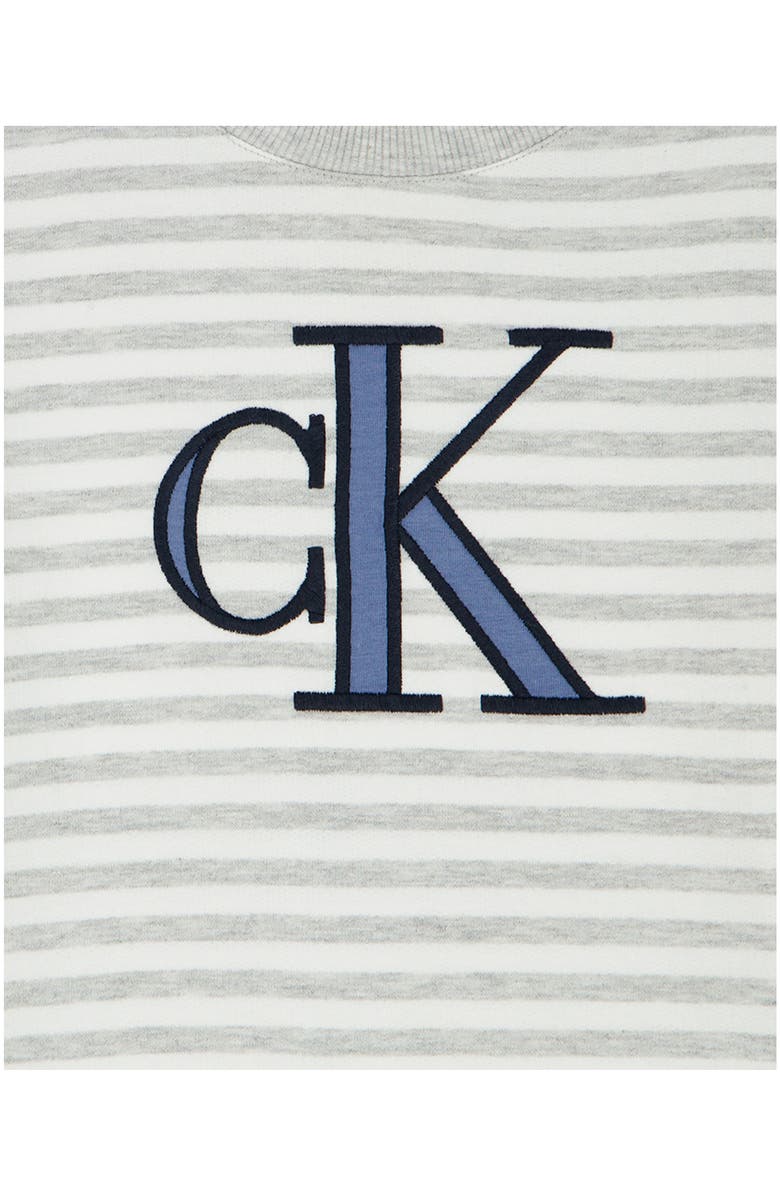 Calvin Klein Kids' Stripe T-Shirt & Cargo Set, Alternate, color, Grey Multi