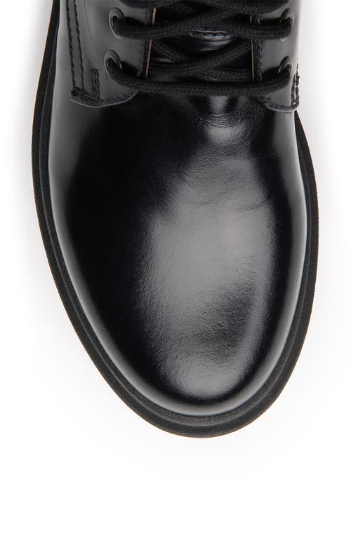 Nerogiardini Side-zip Leather Combat Boots In Black