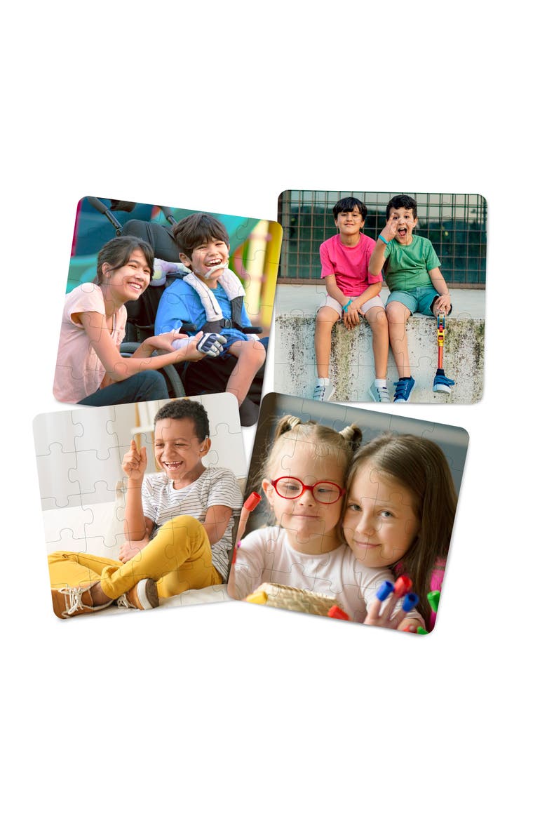 Inclusion Puzzle Set Of 4, Main, color, Multi