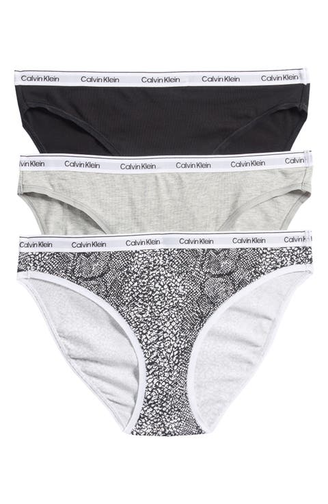 Assorted 3-Pack Logo Bikinis