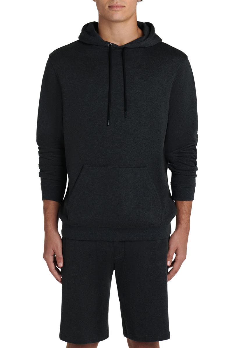 Bugatchi Comfort Stretch Cotton Hoodie, Main, color, 