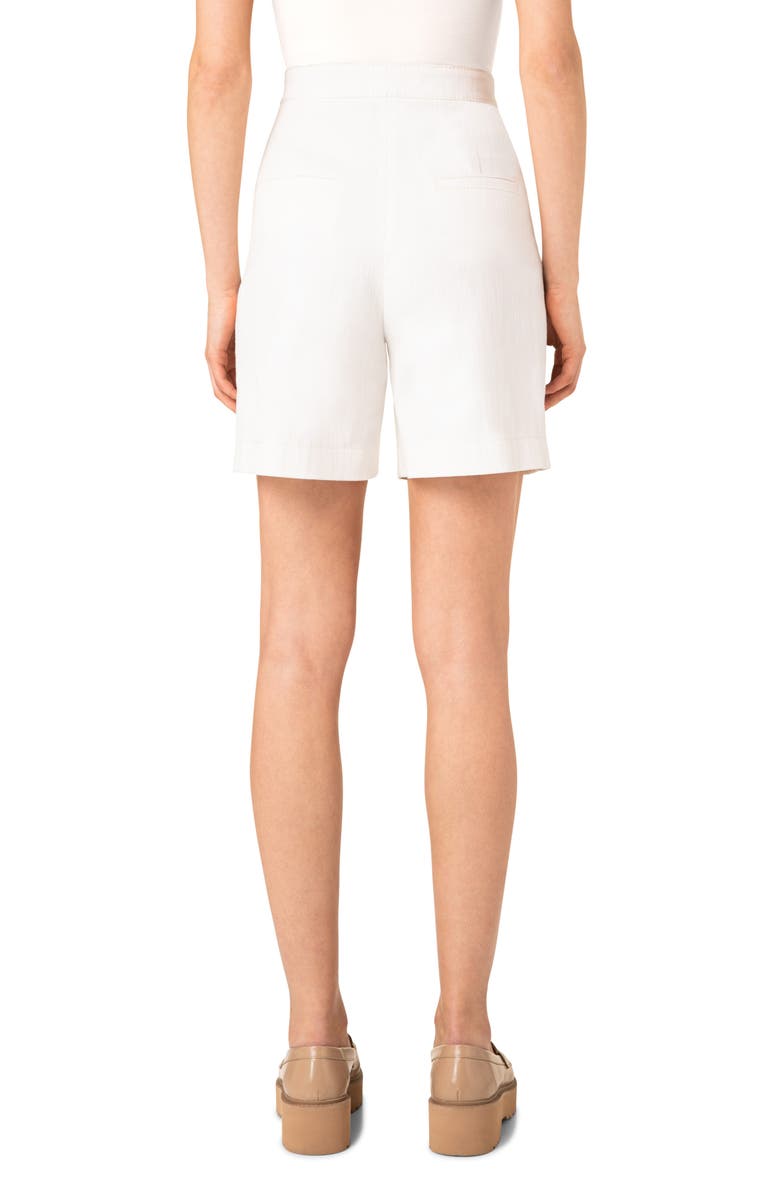 Akris punto Filia Denim Bermuda Shorts, Alternate, color, Denim-Cream