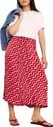 MINT VELVET Satin Printed Maxi Skirt