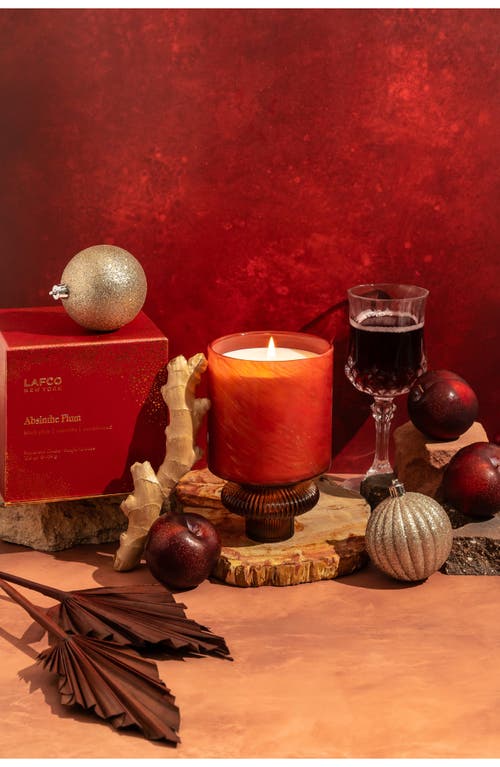 Lafco Absinthe Plum Signature Candle In Red