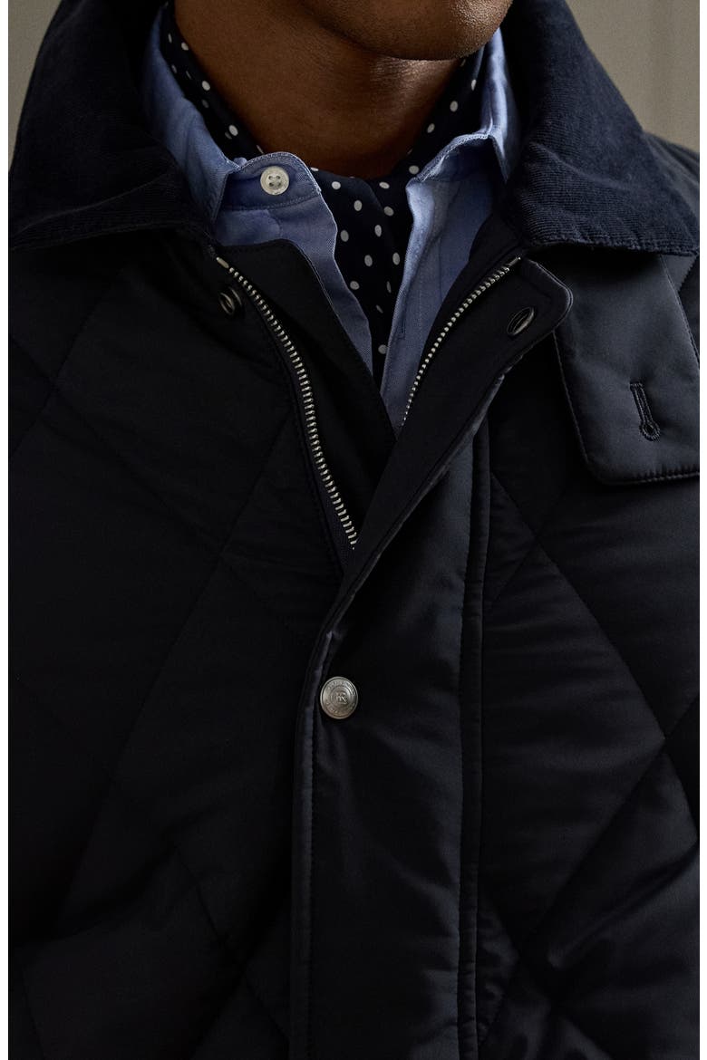 Carleton Diamond Quilted Down Jacket, Alternate, color, CLASSIC CHAIRMAN NAVY
