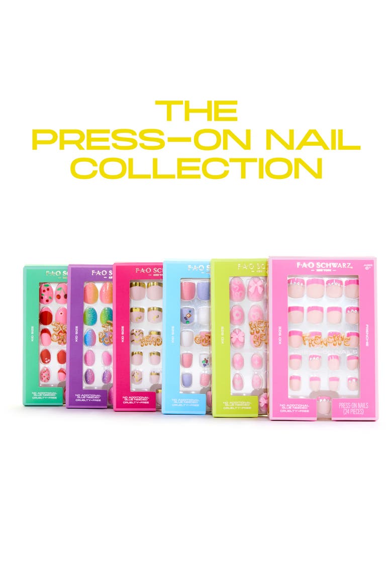 Kids' Heart Beat 24-Piece Press-On Nails, Alternate, color, OPEN MISCELLANEOUS