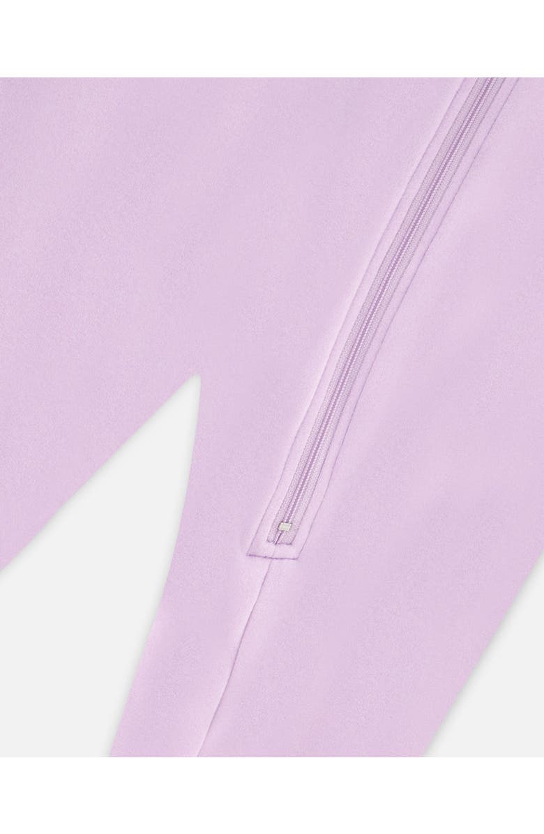 Deux par Deux Baby Girl's One Piece Thermal Underwear Lilac, Alternate, color,