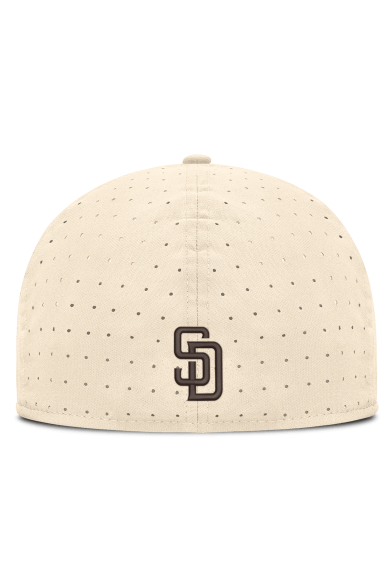 Men's Nike Natural San Diego Padres True Dri-FIT AeroBill Fitted Hat, Alternate, color, Natural