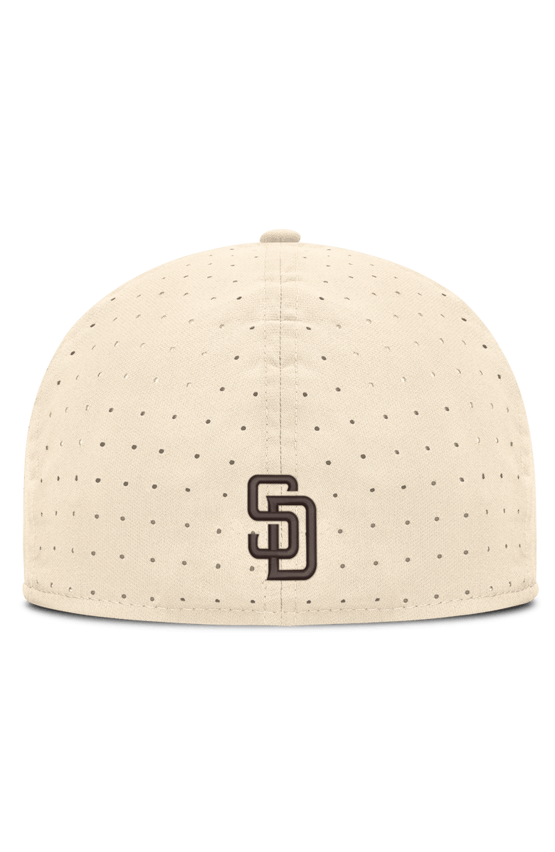 Nike Men's Nike Natural San Diego Padres True Dri-FIT AeroBill Fitted Hat, Alternate, color, Natural