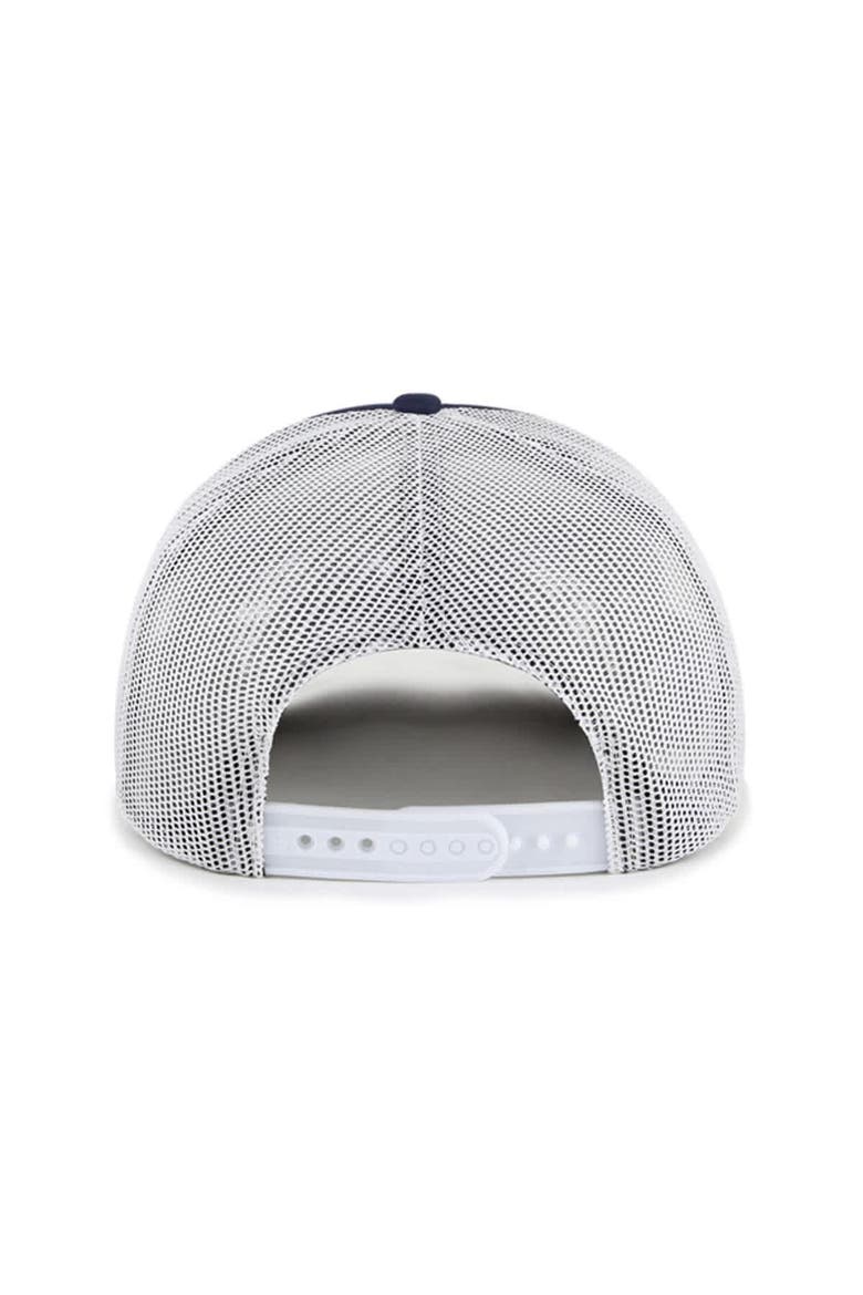 Men's '47 Navy New York Yankees Meander Foam Trucker Snapback Hat, Alternate, color, Navy