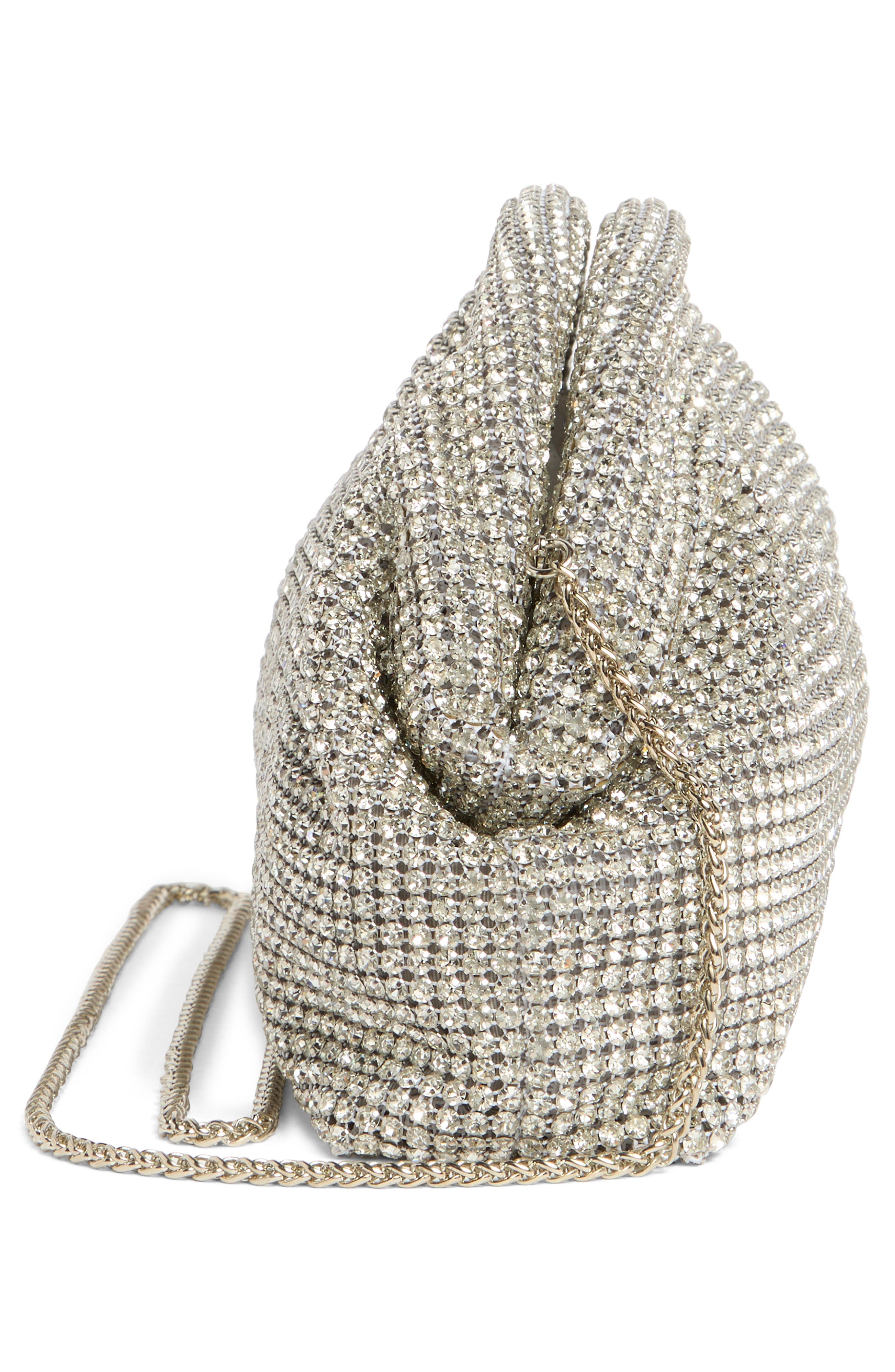 URBAN EXPRESSIONS HANDBAGS Rhinestone Clutch Bag, Alternate, color, 