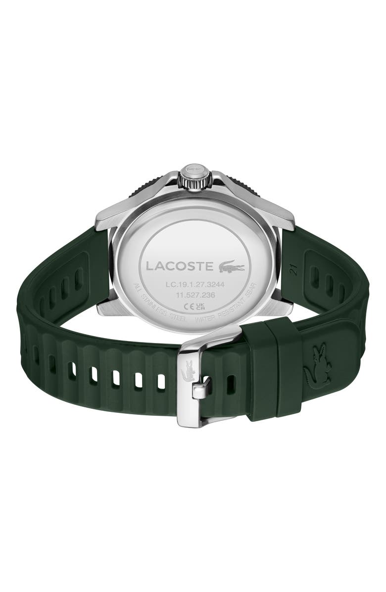 Lacoste Highkey Silicone Strap Watch, 43mm, Alternate, color, 