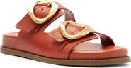 Schutz Olga Buckle Sporty Slide Sandal