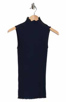 Theory Funnel Neck Texture Tank