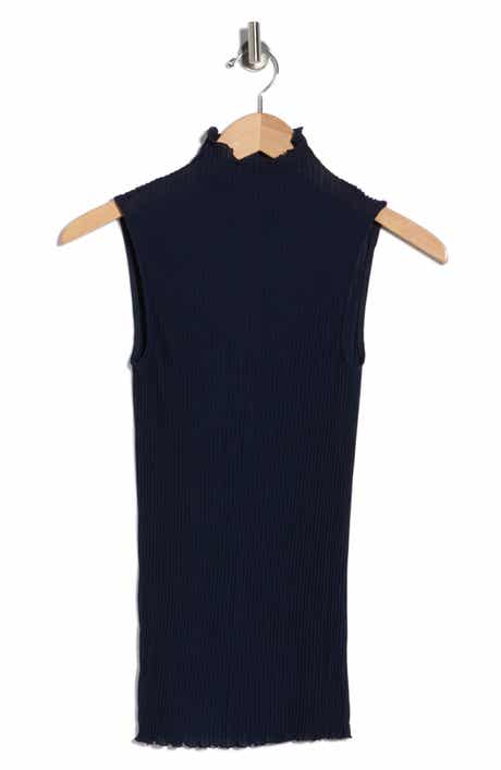 Theory Funnel Neck Texture Tank