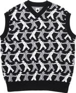 vowels Tag-A-Long Knitted Vest