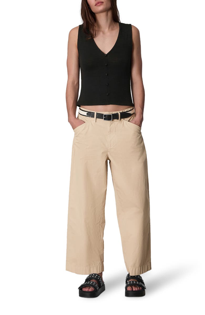 rag & bone The Knit Button-Up Tank, Alternate, color, 