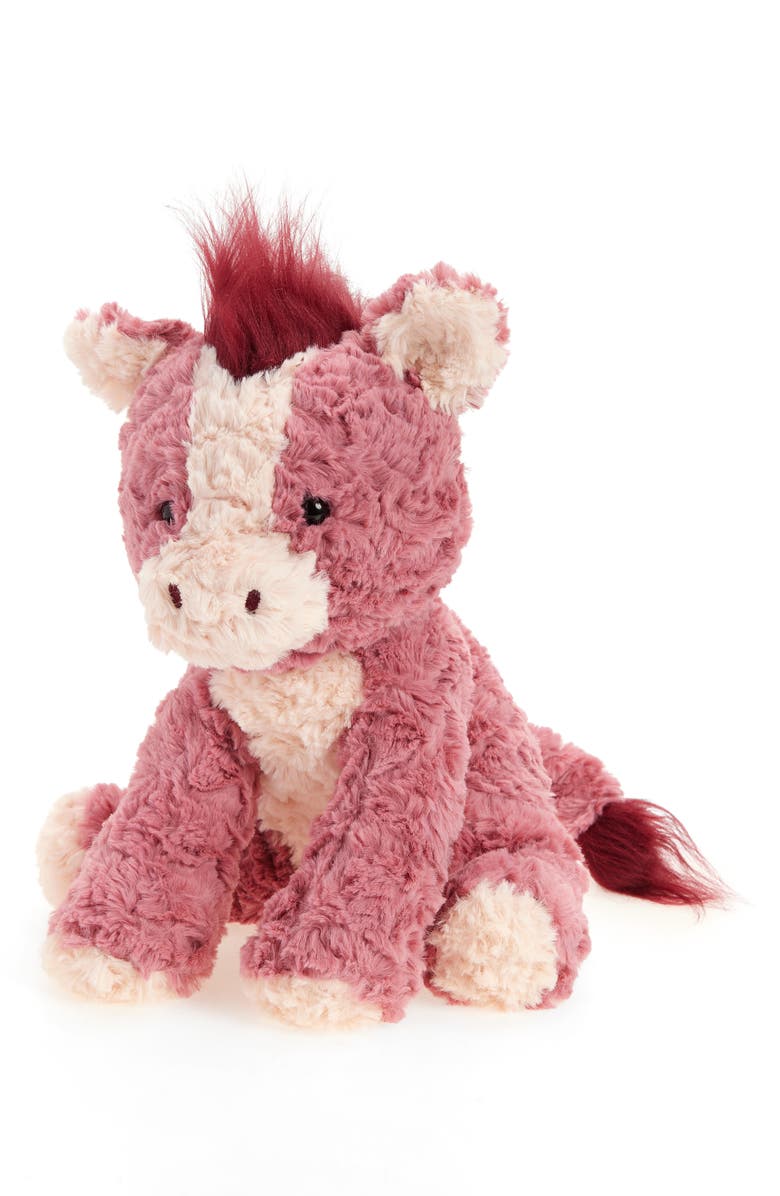 Gund Cozy Horse Plush Toy, Main, color, Pink Multi