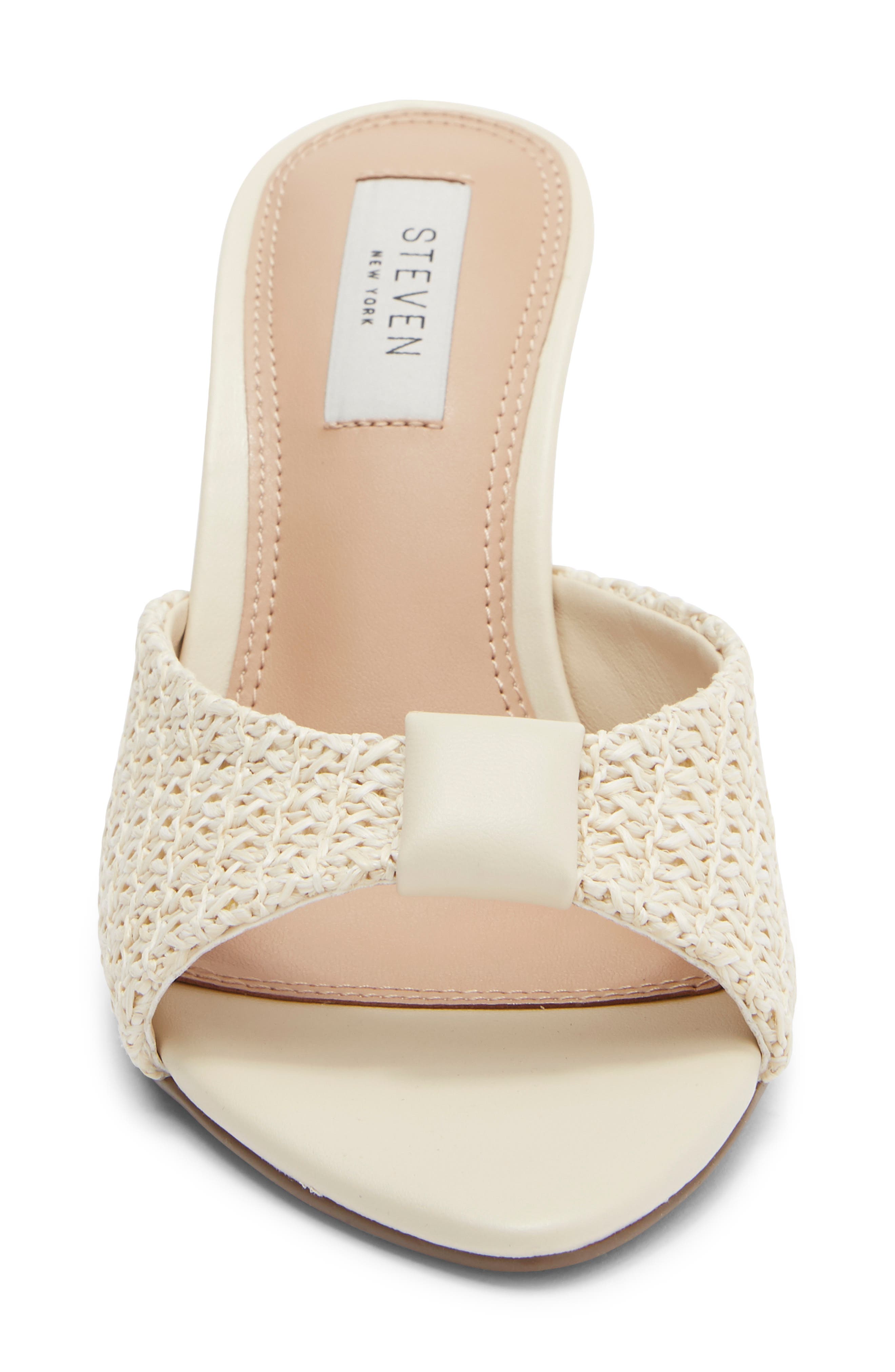 STEVEN Shanya Slide Sandal, Alternate, color, Ivory