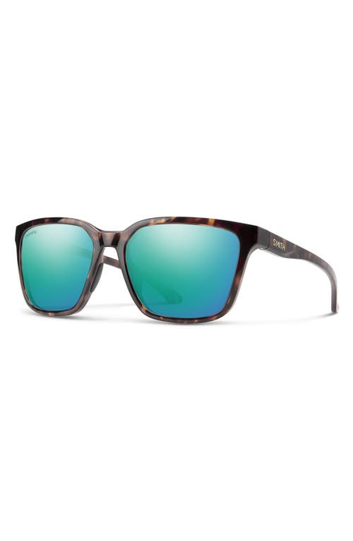 Smith Shoutout 57mm Chromapop™ Polarized Square Sunglasses In Blue
