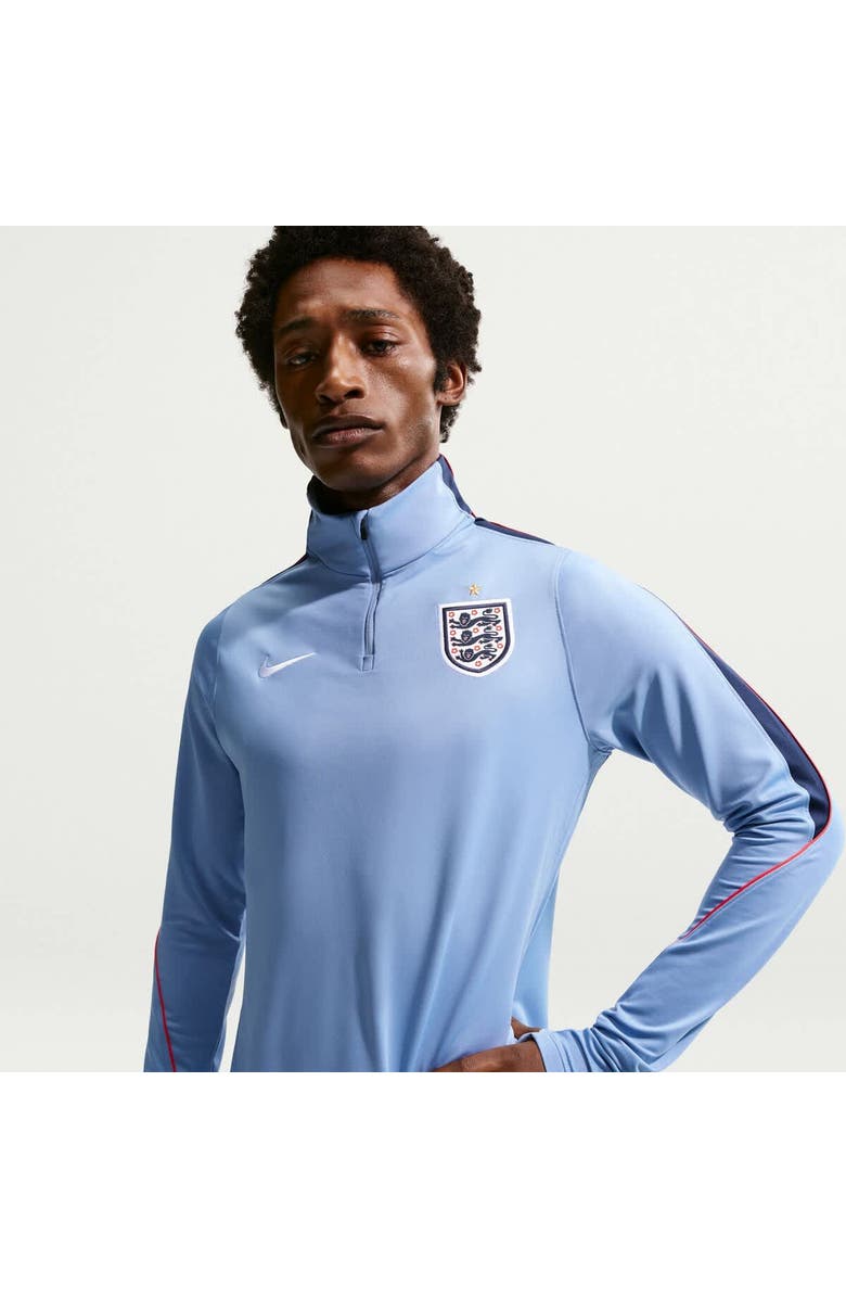 Nike Men's Nike Blue England National Team 2026 Strike Dri-FIT Quarter-Zip Drill Top, Alternate, color, Blue