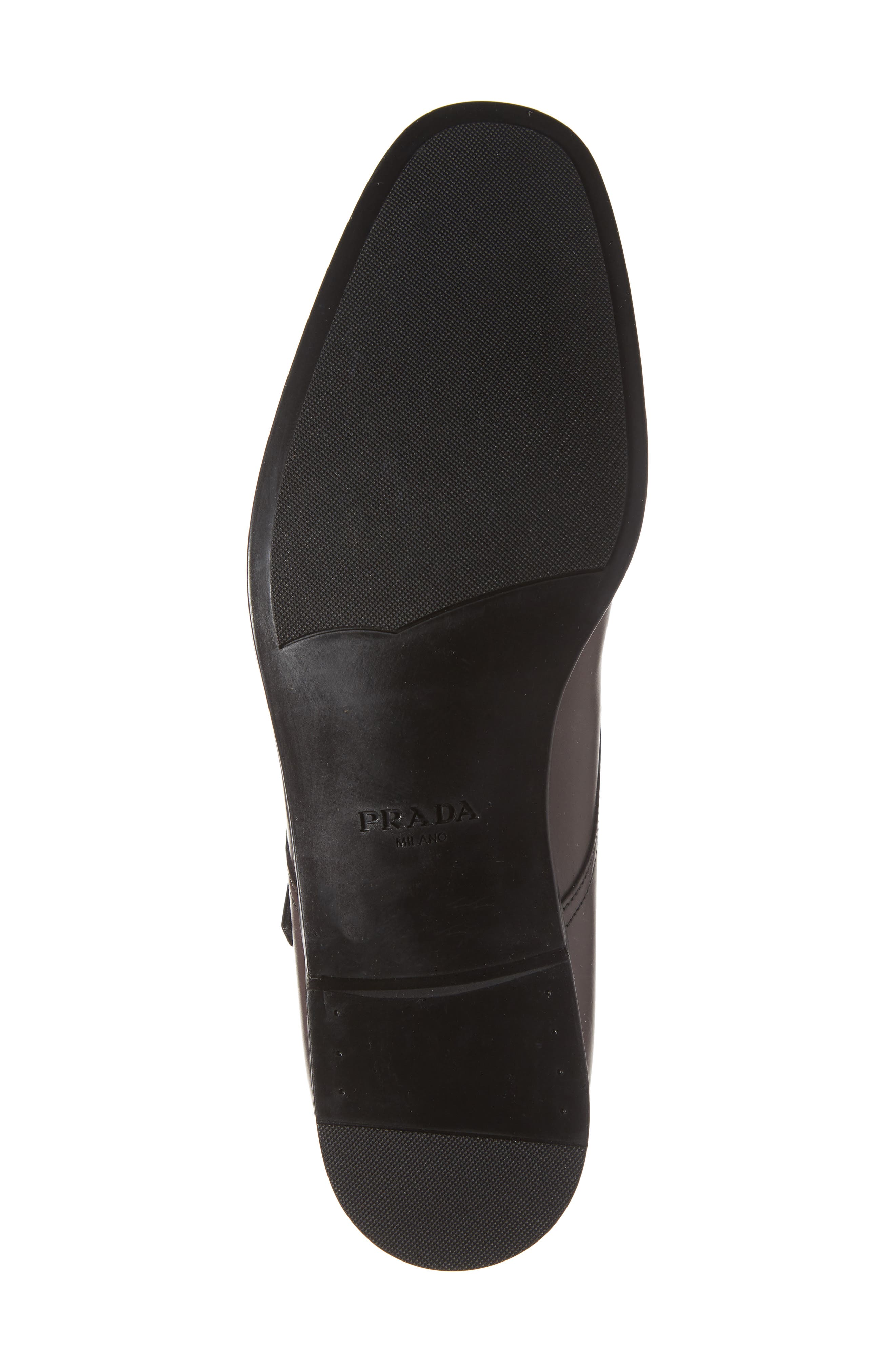 Prada Double Monk Strap Shoe, Alternate, color, 