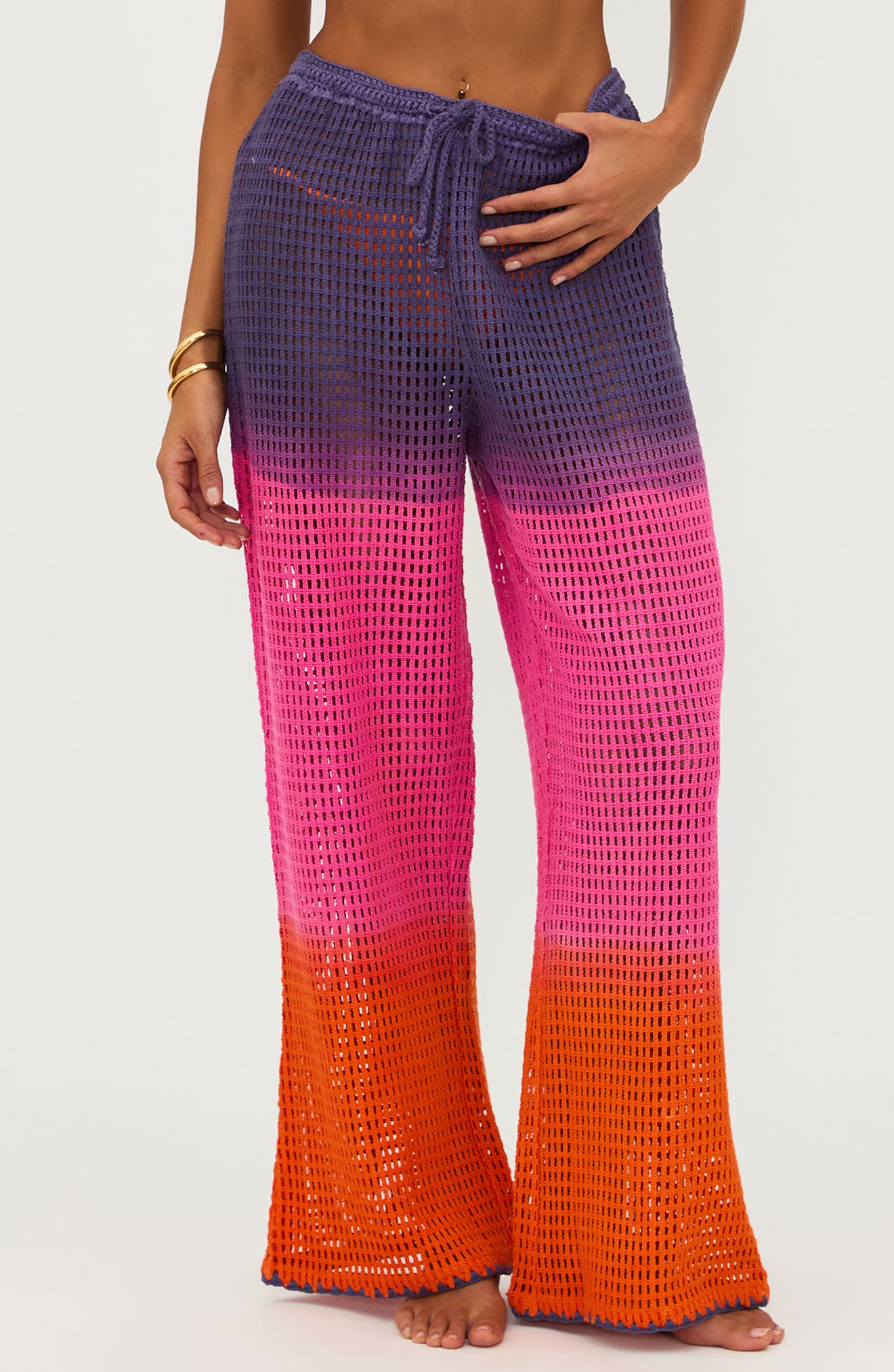 Beach Riot Alex Tie Dye Wide Leg Cover-Up Pants