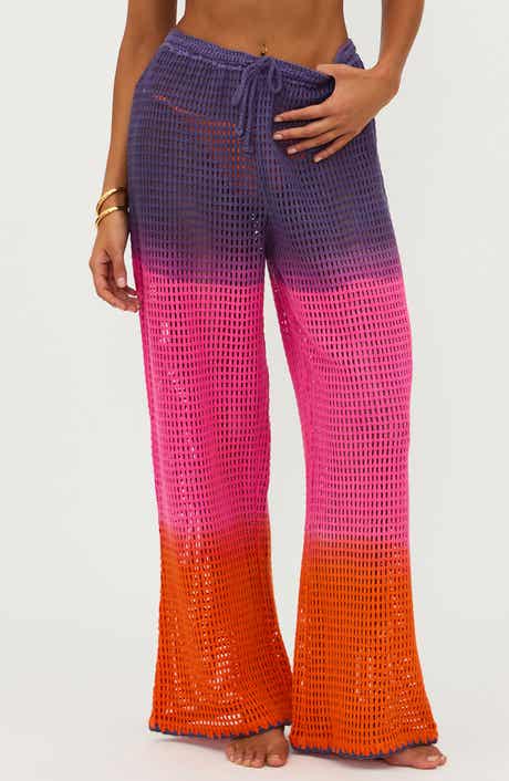 Beach Riot Alex Tie Dye Wide Leg Cover-Up Pants