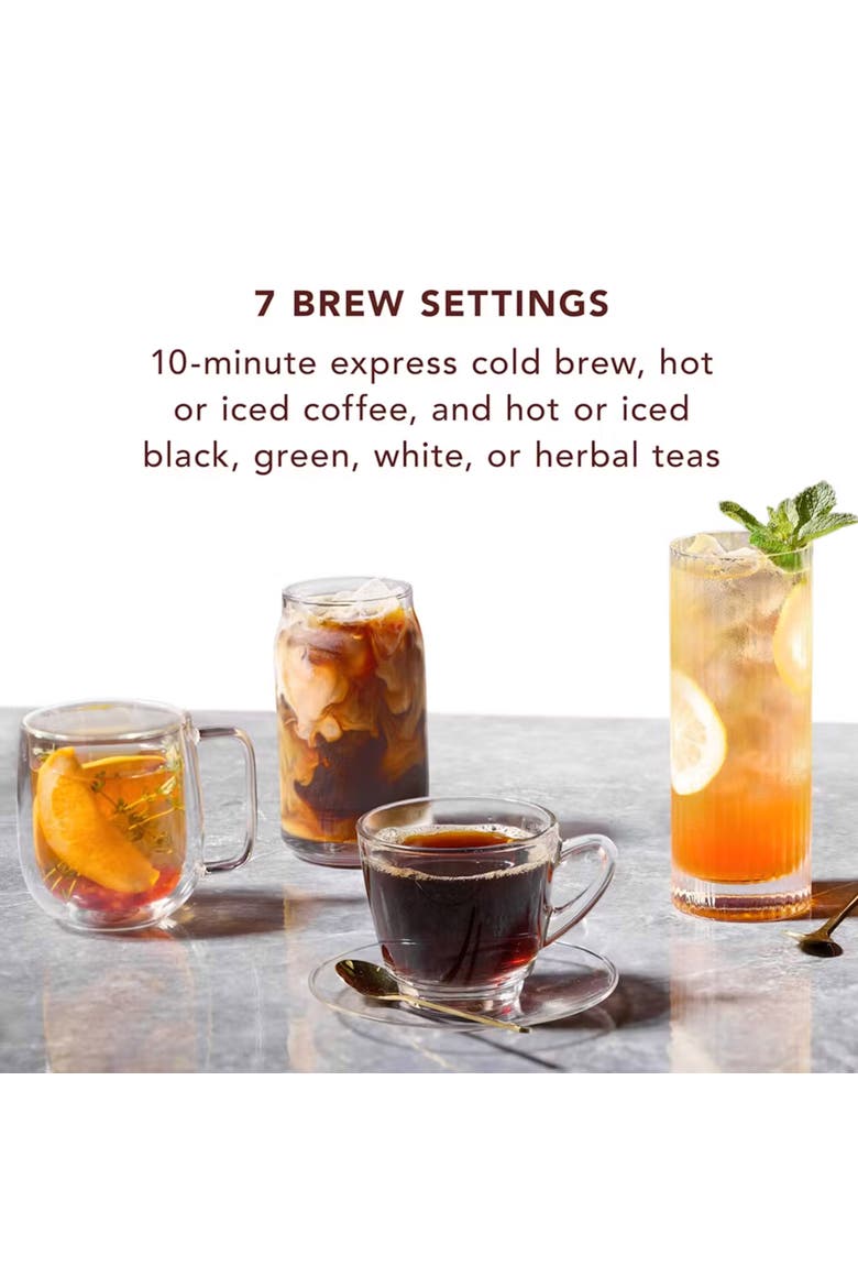 Perfect Brew Programmable 8 Cup Intelligent Coffee and Tea Brewer in Silver, Alternate, color, Silver