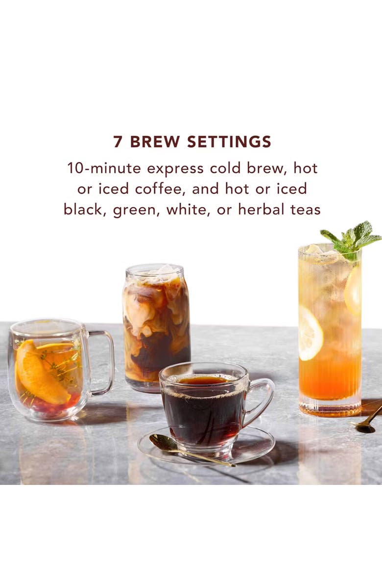 Mr. Coffee Perfect Brew Programmable 8 Cup Intelligent Coffee and Tea Brewer in Silver, Alternate, color, Silver