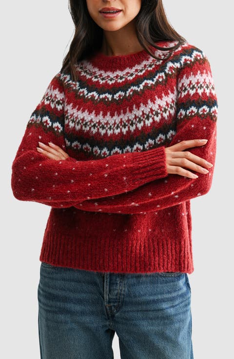 Fair Isle Crewneck Sweater