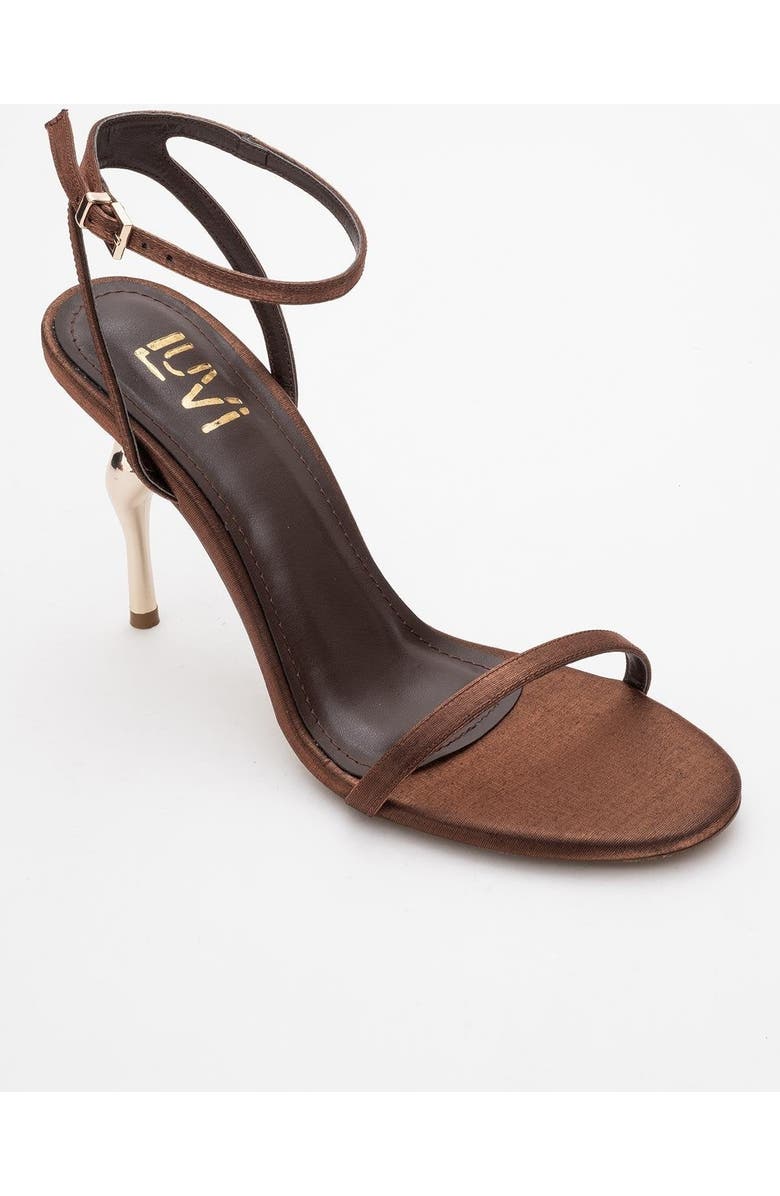 Prologue Shoes Jasmin Ankle Strap Stiletto Sandal, Alternate, color, Copper