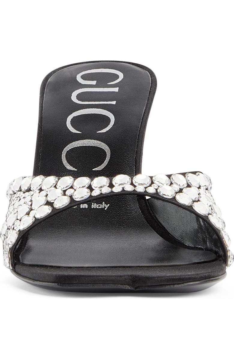 Gucci Galactica Crystal Embellished Sandal, Alternate, color,