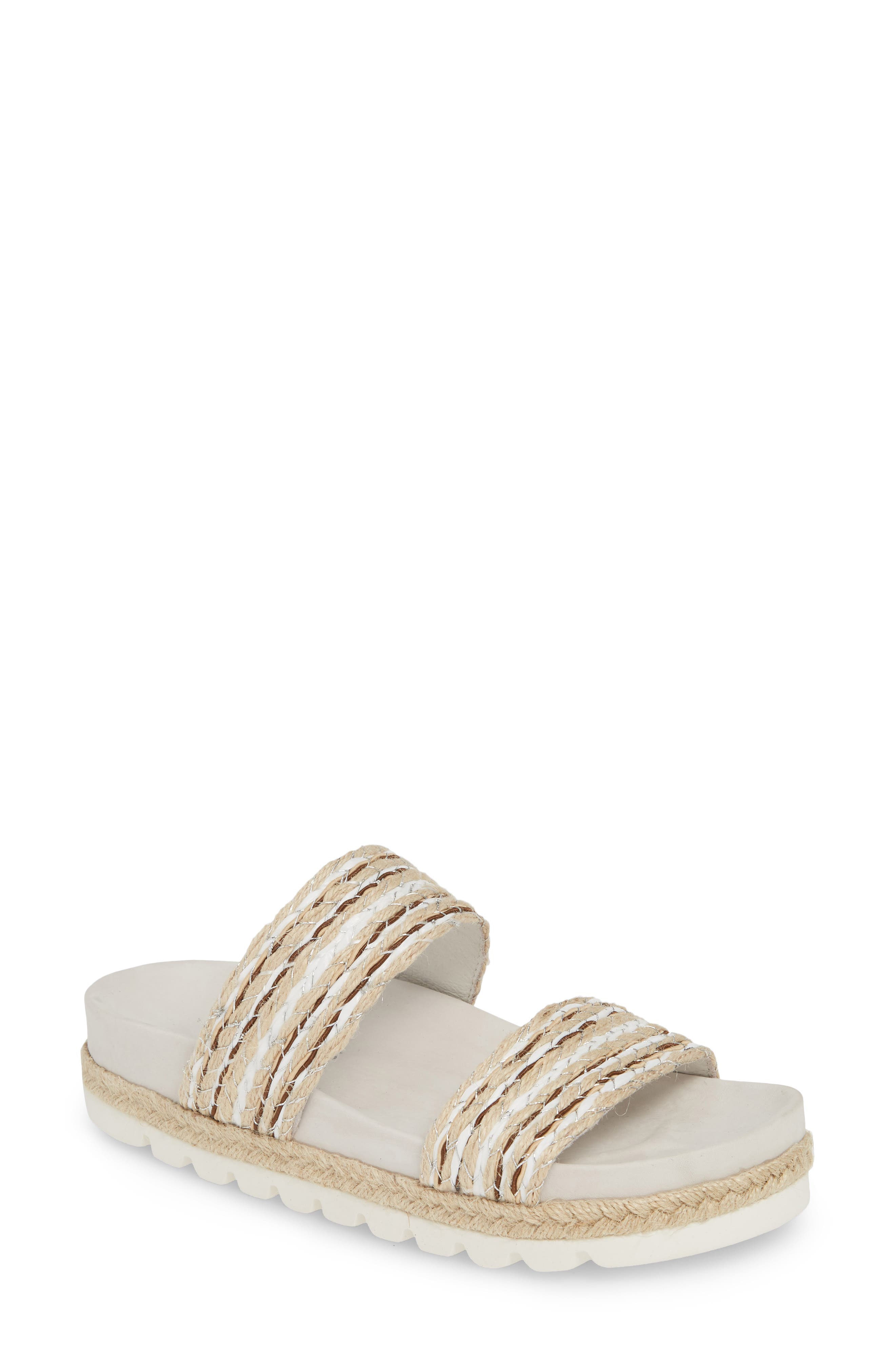 JSlides Logan Woven Slide Sandal, Main, color, 
