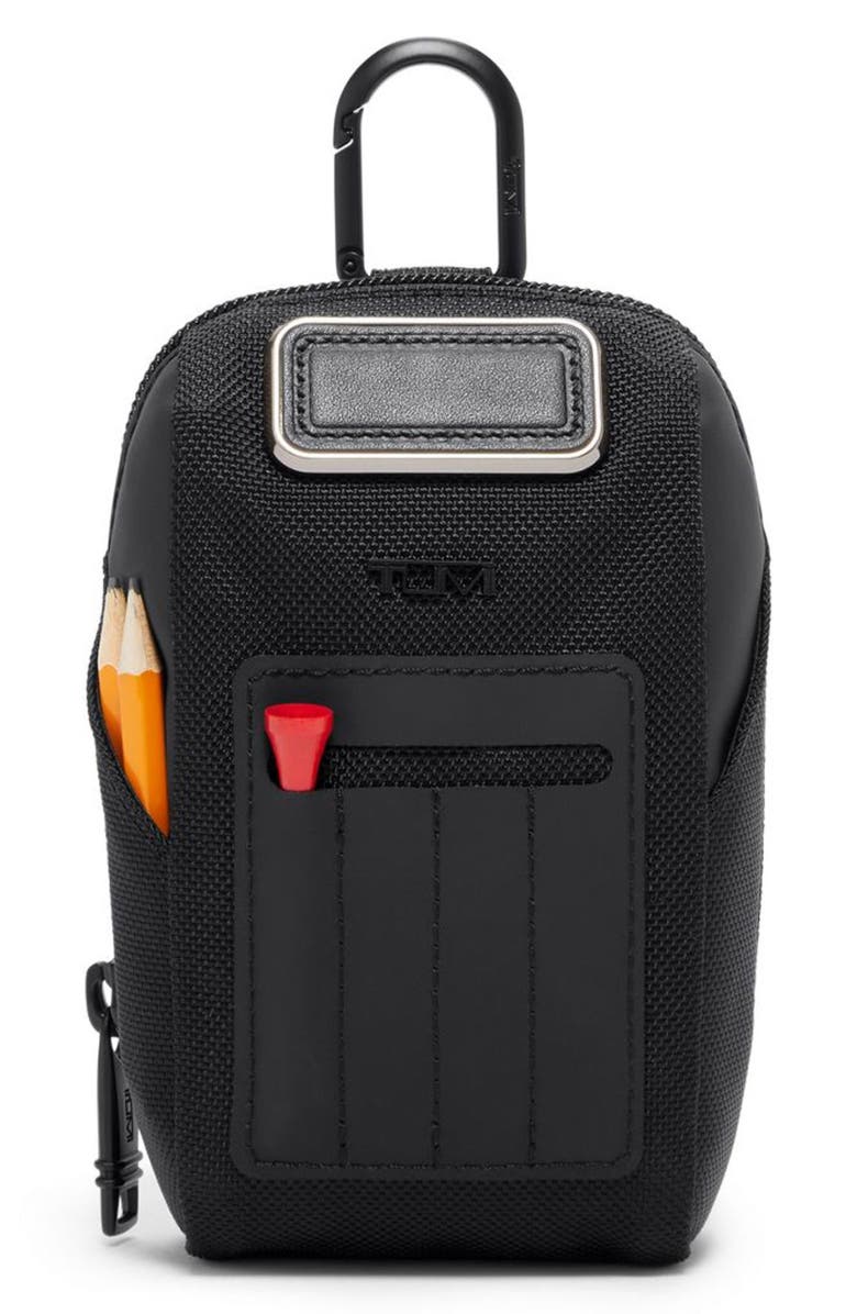 TUMI Golf Pouch with Tees, Alternate, color, Black