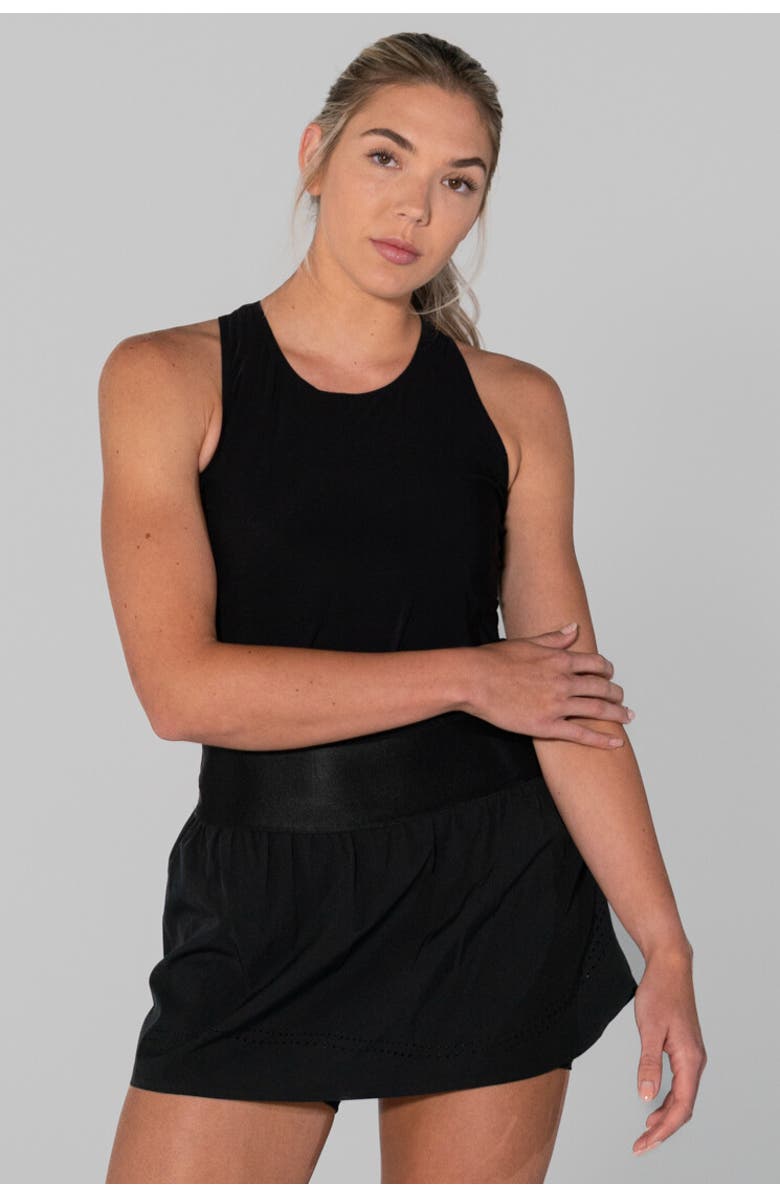 AVI Bounce-It Pickleball Tank, Main, color, Black Beauty