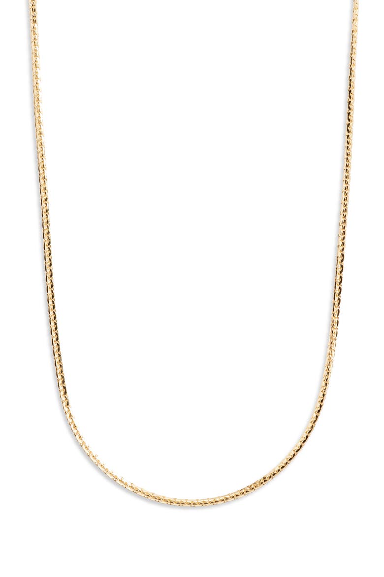 14K Yellow Gold Round Link Chain Necklace, Main, color, 14K YELLOW GOLD