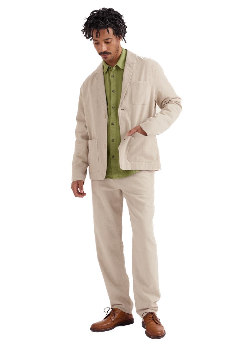 Messack Cotton & Linen Sport Coat, Alternate, color, UNDYED LINEN