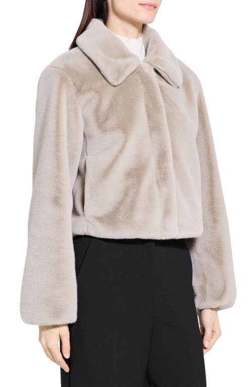 Theory Faux Fur Jacket In Multi