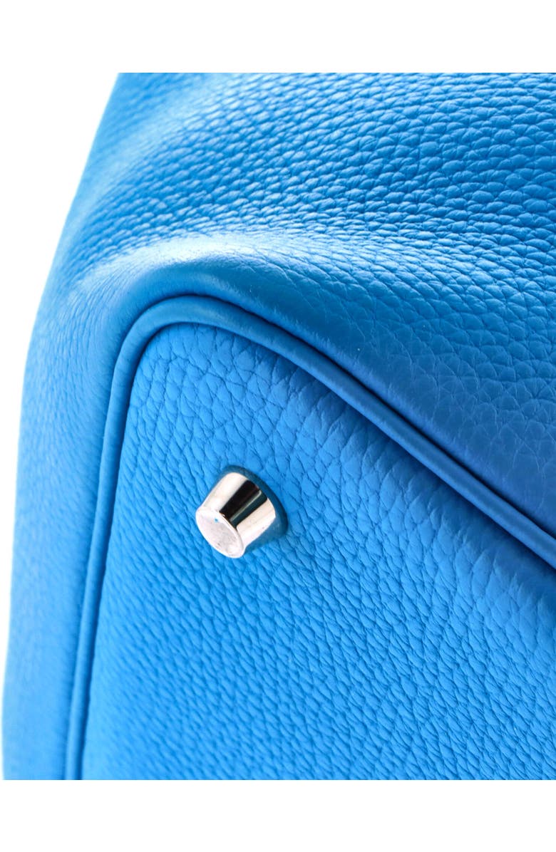 Pre-Owned Hermes Picotin Lock Bag Clemence MM, Alternate, color, Bleu Frida