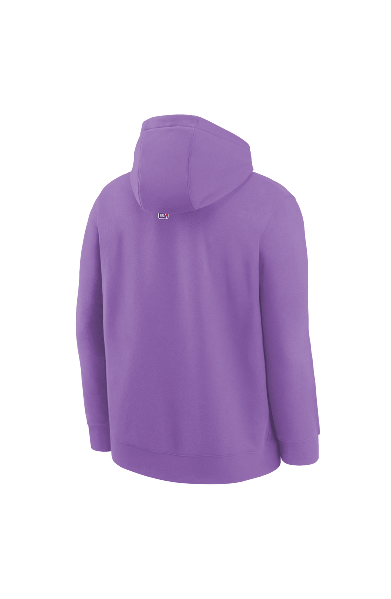 Nike Youth Nike Purple Sacramento Kings 2025/26 City Edition Club Fleece Pullover Hoodie, Alternate, color, Purple