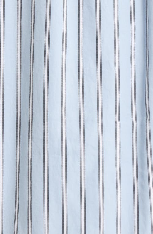 Carhartt Striped Cotton Shirt Jacket With Chest Pocket In Blue